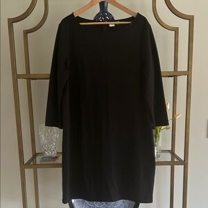 Gap Elegant Black Shift Dress